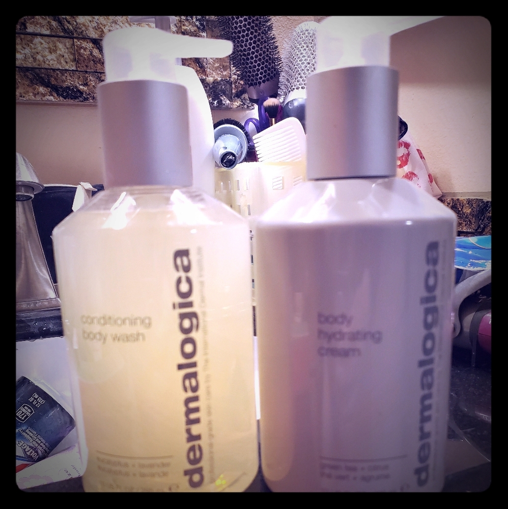 Dermalogica body wash and lotion